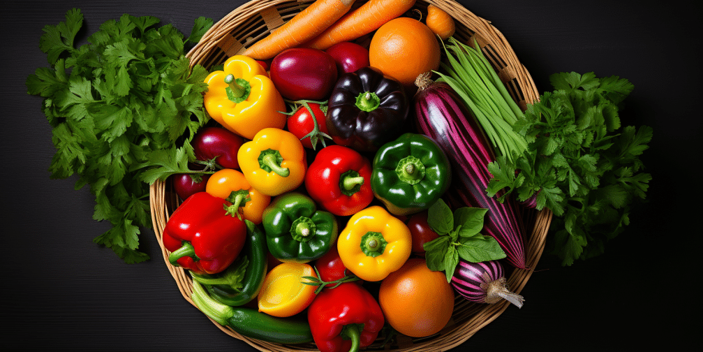 Variety of fresh, high-quality vegetables